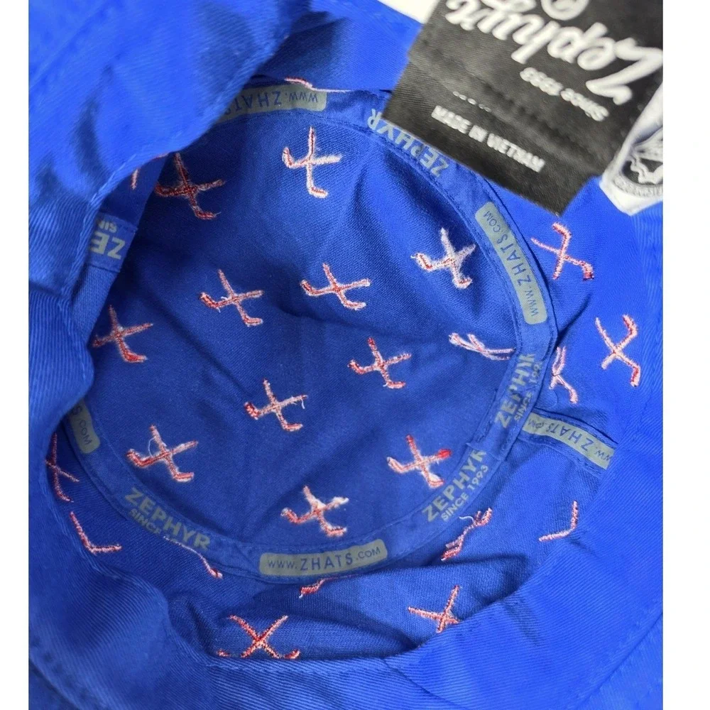 ZHATS Women's NHL NY Rangers Officially Licensed Bucket Hat Scatter L/XL NWT